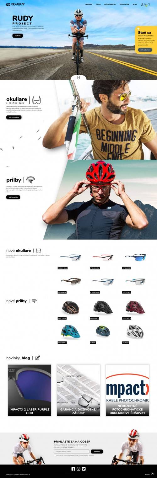 Portfólio | E-shop - Rudy Project na Slovensku